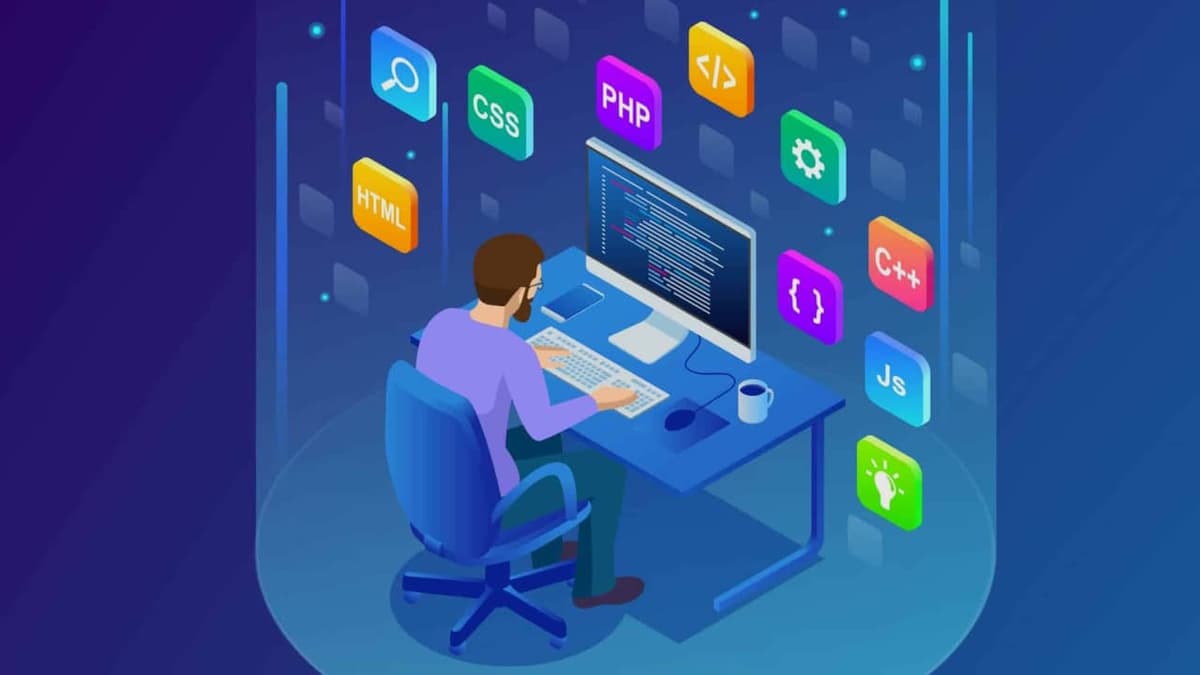 Développement web moderne avec code et technologies