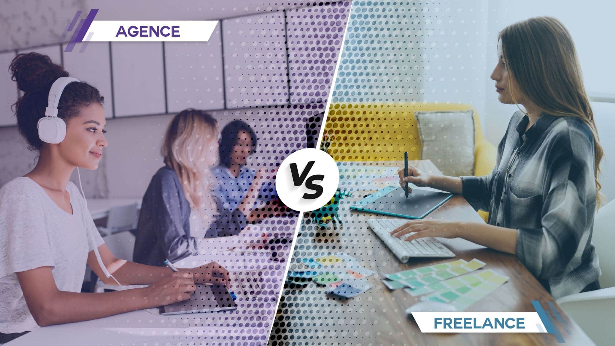 Agence web vs freelance à Bordeaux